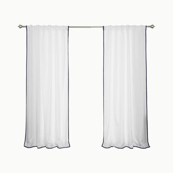 Shop Aurora Home Outdoor Border Curtain Panel Pair On Sale