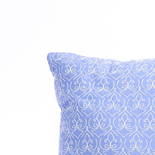 Shop Westpoint Home Lyla 16 Inches Square Periwinkle Decorative
