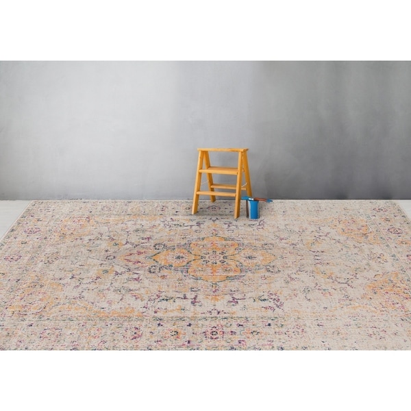 Ethereal Vintage Pink Area Rug - 8'11" x 11'11"