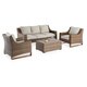 Havenside Home Monaco 4-piece Wicker Outdoor Set - Thumbnail 0