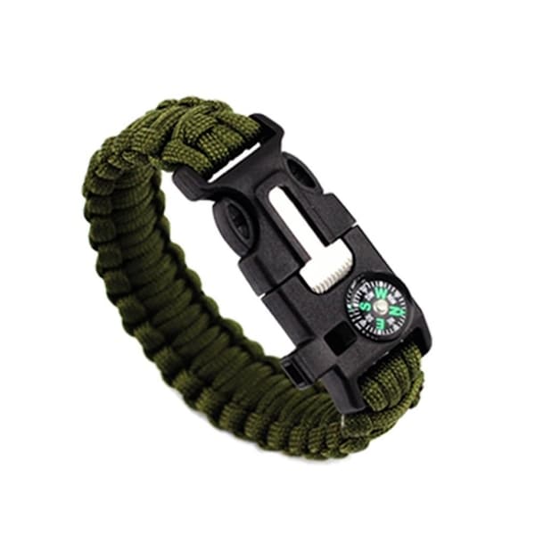 5 in 1 outdoor survival paracord bracelet