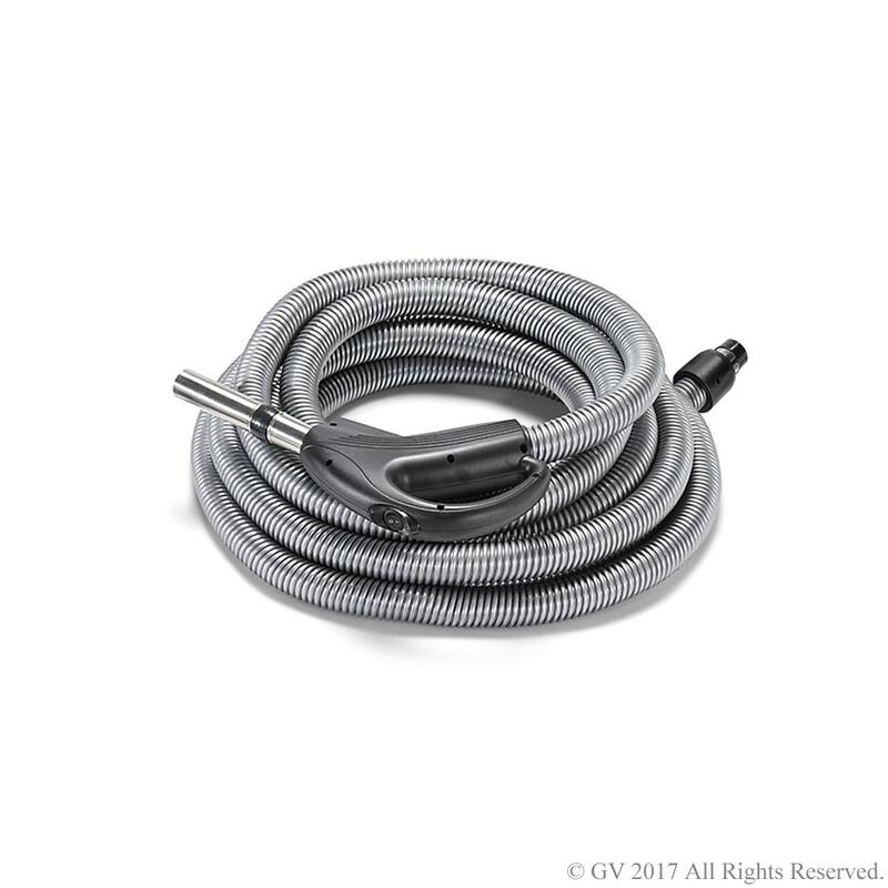 30 foot universal GV central vacuum replacement hose and tools with two way switch