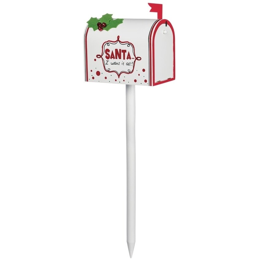 Sullivans Dear Santa Decorative Mailbox - 6l x 10w x 32.25h