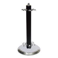 Westmont Floor Standing Pool Cue Rack - Holds 6 Cues - Black Finish