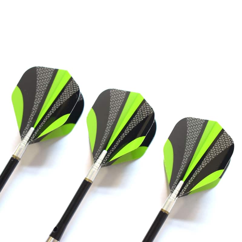 Hathaway Dublin Steel Tip Darts with Tungsten Barrels- 3 Piece Set - Black