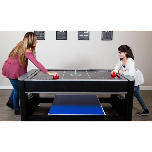Shop Triple Threat 6 Ft 3 In 1 Multi Game Table With Billiards