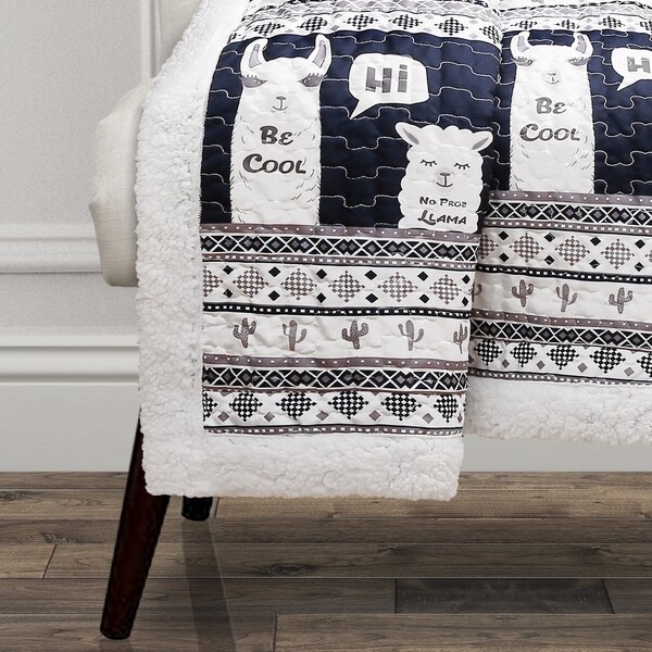 Llama best sale sherpa blanket