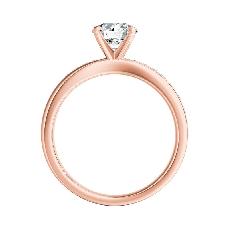 Auriya 14k Gold Classic 3/4 carat TW Round Diamond Engagement Ring (G-H, VS1-VS2)