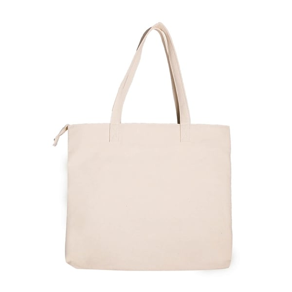 small zippered canvas tote bags