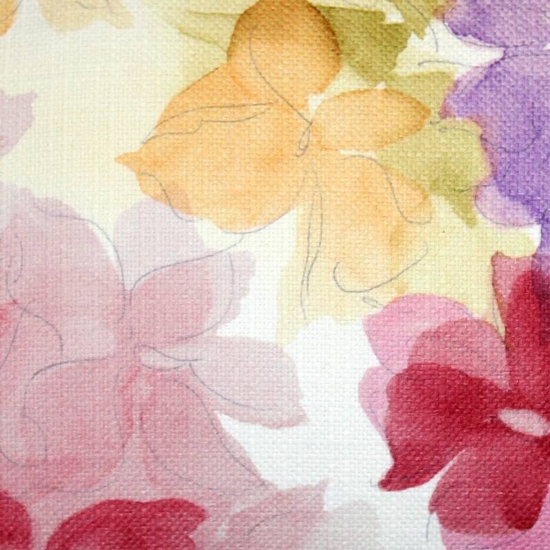 May Flower Cotton 12x20 Throw Pillow with Polyfill Insert Bed Bath