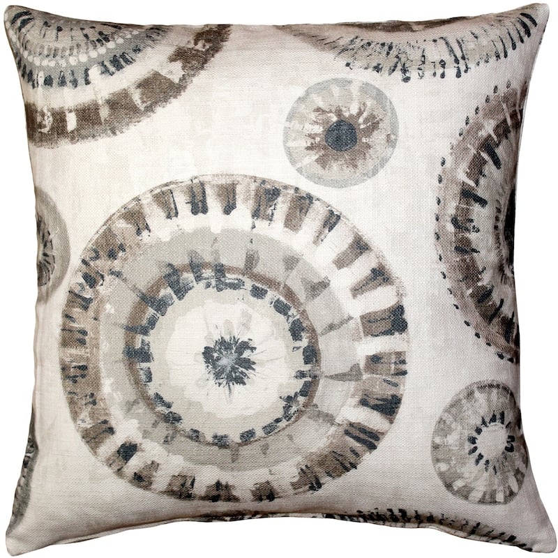 Southern Relic Cotton 20x20 Throw Pillow with Polyfill Insert, Beige - 20"x20"