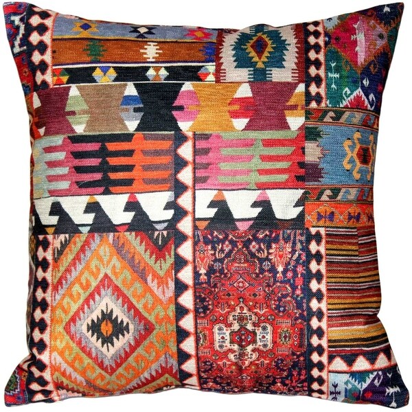 Pillow Decor Kilim Collage Throw Pillow 19x19 25x25 12x20 On Sale Bed Bath Beyond 23159474