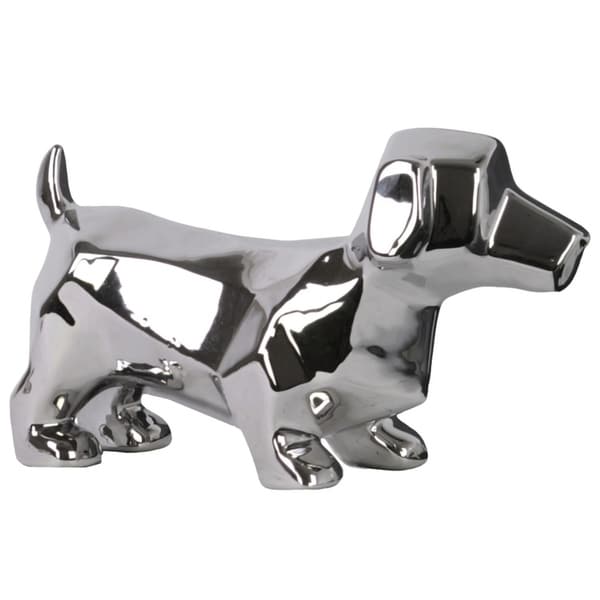 standing dachshund statue