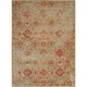 preview thumbnail 25 of 23, Nourison Somerset Vintage Traditional Brick Red Area Rug 7'9" x 10'10" - Light Green - Runner/Rectangle