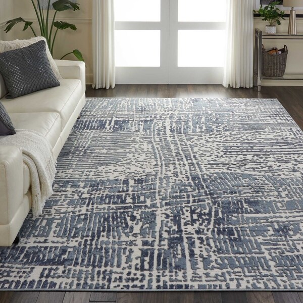 Nourison Urban Decor Slate Ivory Rustic Area Rug 9 X 12 Nourison Urban Decor Slate Ivory Rustic Area Rug 9 X27