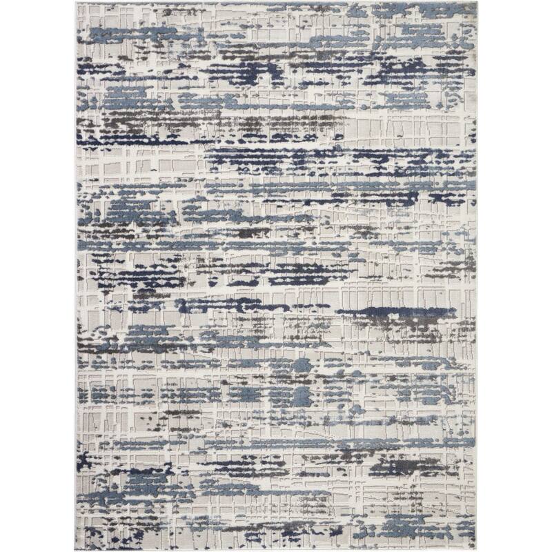 Nourison Urban Decor Abstract Area Rug - 9' x 12' - Ivory/Grey - Rectangle