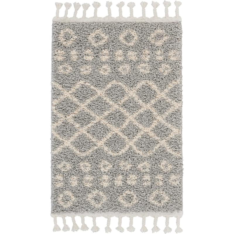 Nourison Moroccan Shag Plush Boho Area Rug