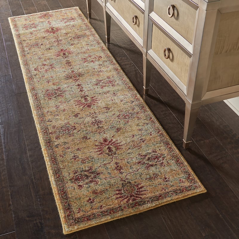 Nourison Vintage Tradition Cream/Red Area Rug