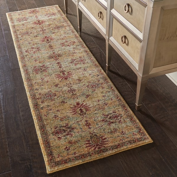 slide 2 of 26, Nourison Vintage Tradition Cream/Red Area Rug