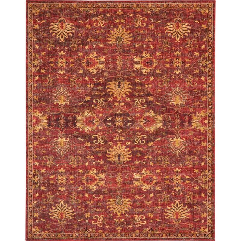 Nourison Vintage Tradition Cream/Red Area Rug