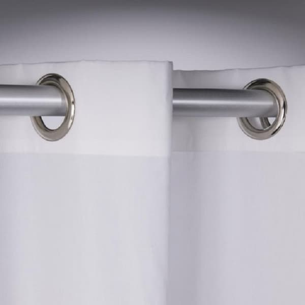 Extra Long Hookless Shower Curtain 72 x 78 Inch Sealskin Doppio Beige 