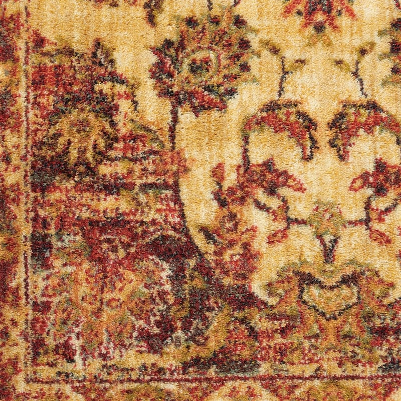 Nourison Vintage Tradition Cream/Red Area Rug