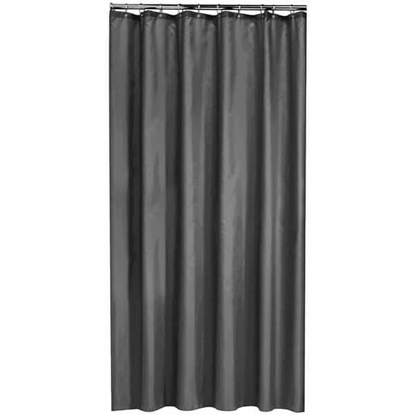 Shop Gamma Extra Long Shower Curtain 78 X 72 Inch Dark Gray Fabric