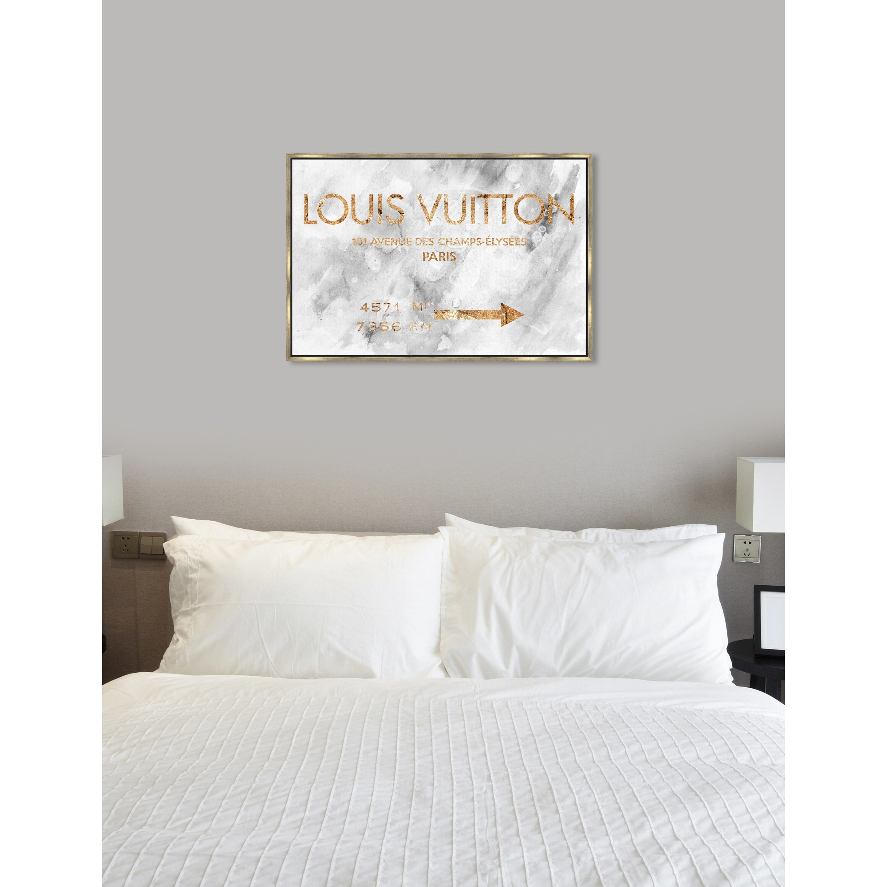 Cheap Gold Colour Louis Vuitton Bed Sheets, Louis Vuitton Duvet Cover Set -  Rosesy