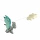 preview thumbnail 8 of 6, The Curated Nomad Thrift Handmade Felt Dragon Hanging Garland - N/A