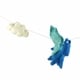 preview thumbnail 7 of 6, The Curated Nomad Thrift Handmade Felt Dragon Hanging Garland - N/A