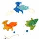 preview thumbnail 4 of 6, The Curated Nomad Thrift Handmade Felt Dragon Hanging Garland - N/A