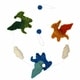 preview thumbnail 3 of 6, The Curated Nomad Thrift Handmade Felt Dragon Hanging Garland - N/A