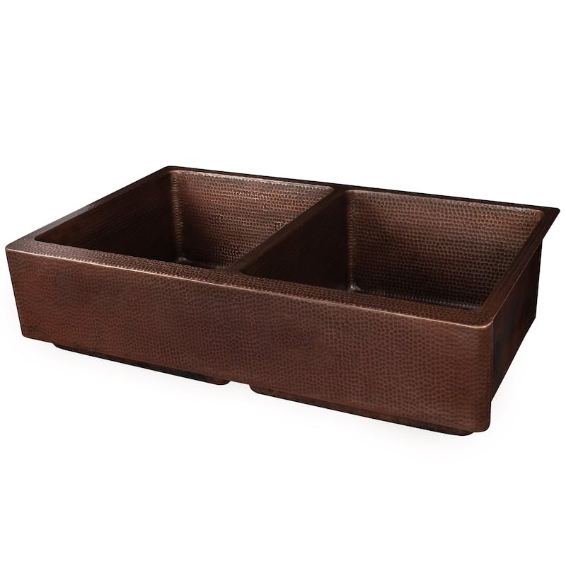 Premier Copper Products Retrofit Kitchen Sink and Drain Package (KSP3_KA50DB35227)