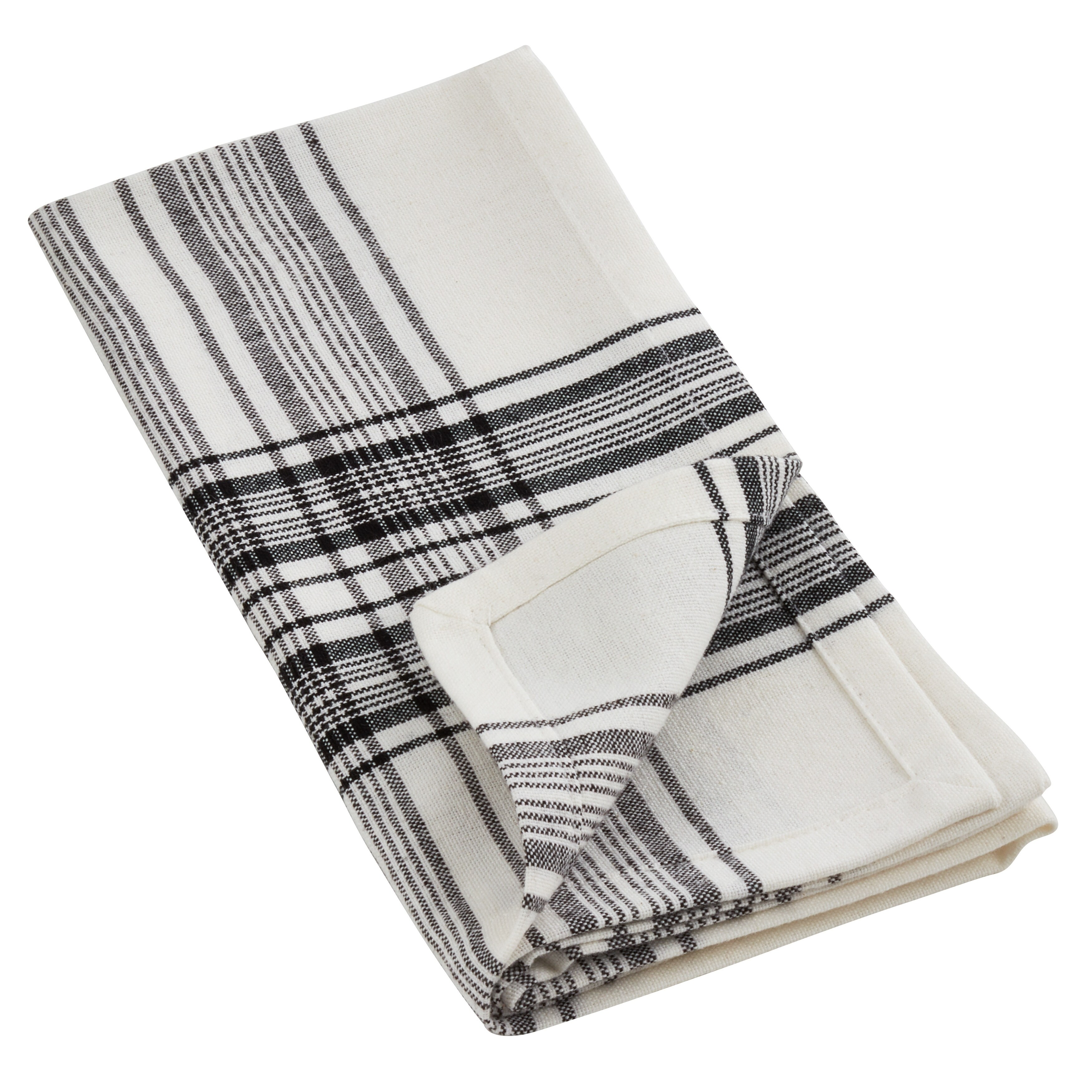 Cotton Table Napkins With Simple Plaid Design (Set of 4) - On Sale - Bed  Bath & Beyond - 32243598