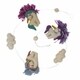 preview thumbnail 1 of 1, Handmade Felt Unicorn Garland (Nepal)