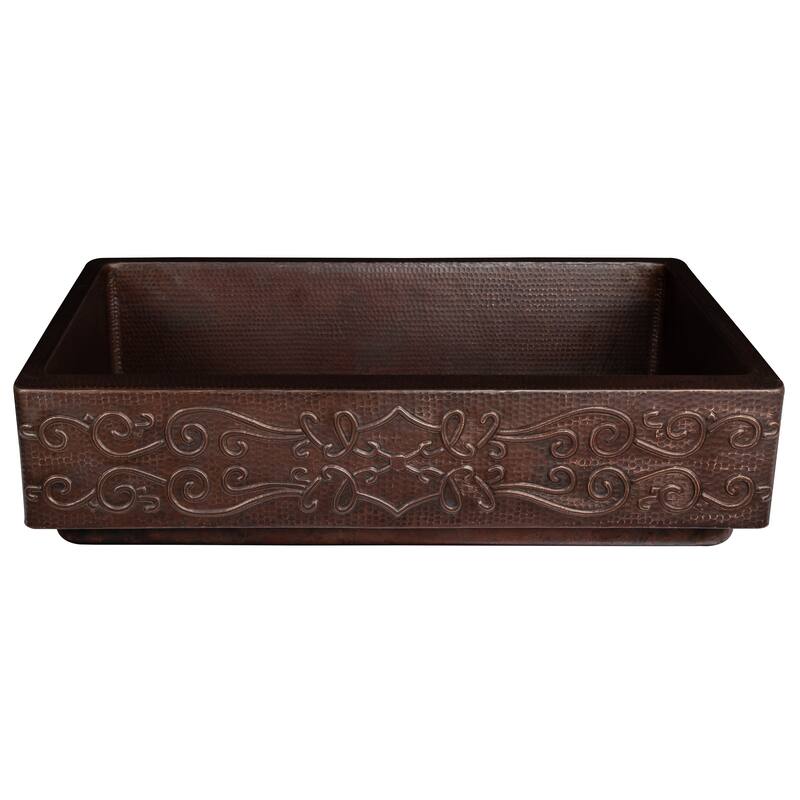 Premier Copper Products Retrofit Kitchen Sink and Drain Package (KSP3_KASDB35227S)