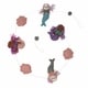 preview thumbnail 1 of 3, Handmade Mermaid Felt Garland (Nepal)