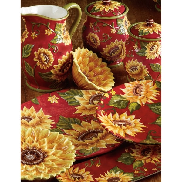 sunflower dinnerware