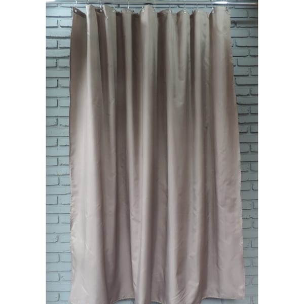 Gamma Extra Long Shower Curtain 78 X 72 Inch Walnut Brown Gamma Extra Long Shower Curtain 78 X 72 Inch Walnut Brown Fabric On Free Shipping Orders Over 45 23174612