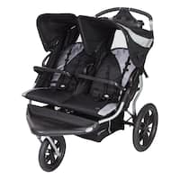 Baby Trend Navigator Lite Double Jogger Stroller - Europa: Rubber Tires, LATCH Compatible, Includes Canopy