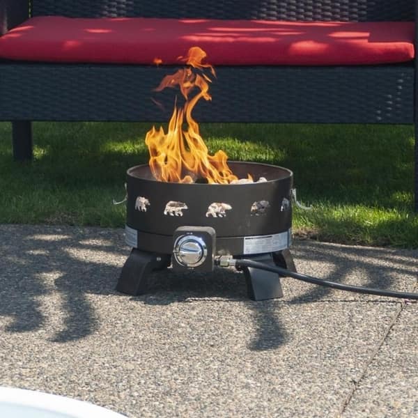 Shop Kermode Portable Propane Fire Pit Free Shipping Today