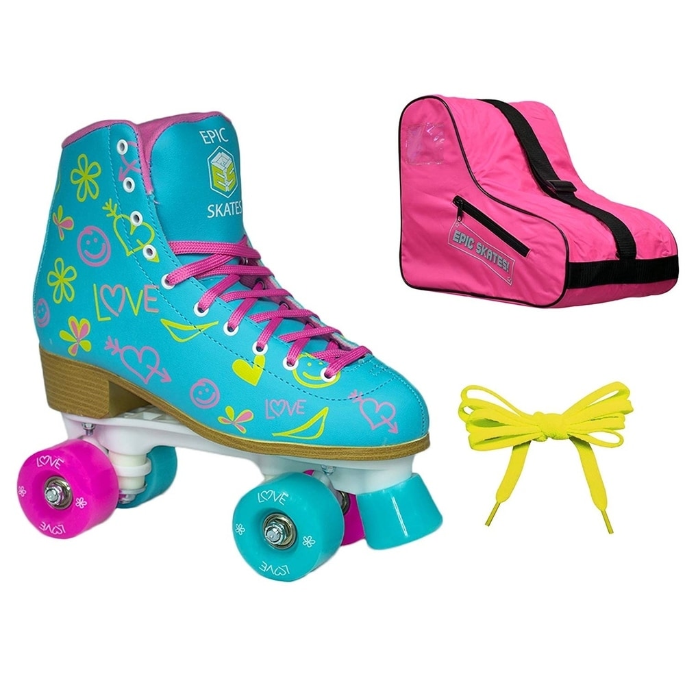 Epic Skatesepic Splash High Top Indoor Outdoor Quad Roller Skate 3 Pc Bundle 3 Youth Dailymail