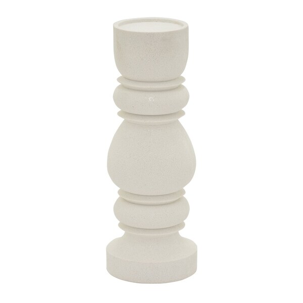 14 " -Three Hands Candleholder Stone Look