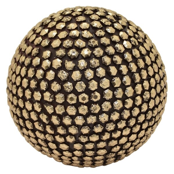 5 " -Three Hands Orb - Gold