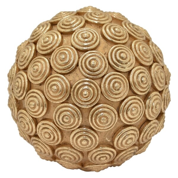 5 " -Three Hands Orb - Gold