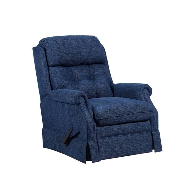 blue swivel rocker recliner