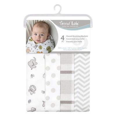Safari Chevron 4 Pack Blankets