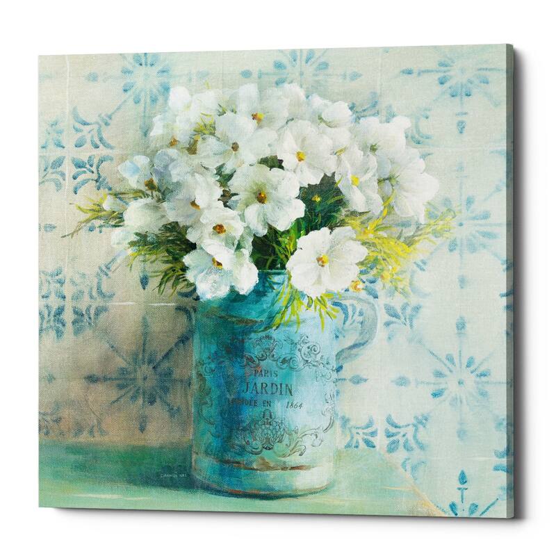 Epic Graffiti "May Blossoms I Crop" by Danhui Nai, Giclee Canvas Wall Art - 26" x 26"