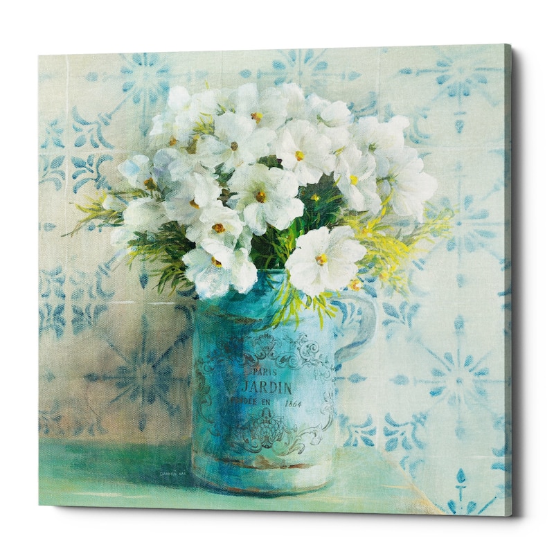 Epic Graffiti "May Blossoms I Crop" by Danhui Nai, Giclee Canvas Wall Art - 26" x 26"