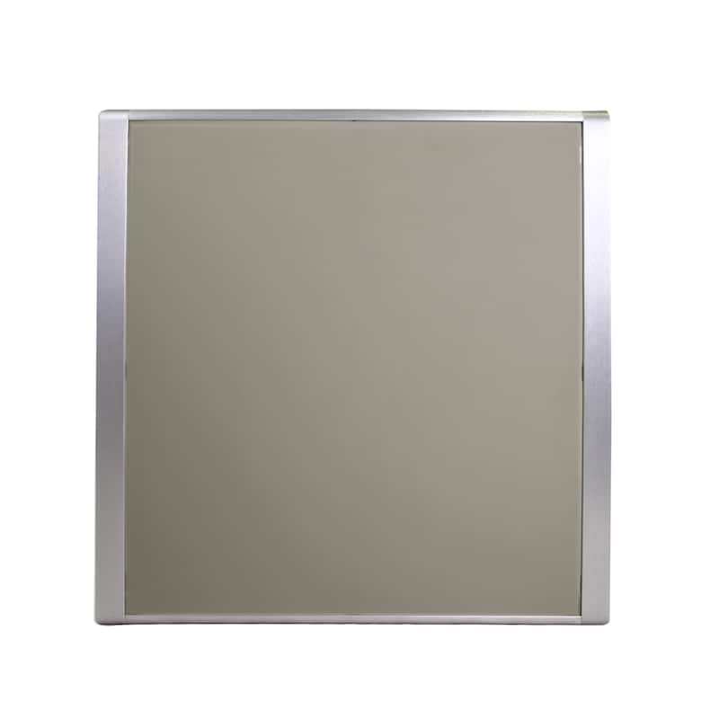 Cape Coral Silver/ Grey Anodized Aluminum Outdoor Dining Table by Christopher Knight Home - 35.00"L x 35.00"W x 30.00"H